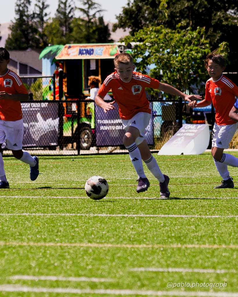 Intense competition on the field